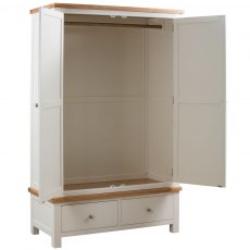 Somerset Double Wardrobe with 2 Drawers