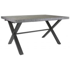 Vancouver 150cm Dining Table Stone Effect
