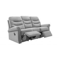 G Plan Holmes 3 Seater Double Manual Recliner Sofa
