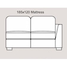 California Right Hand Facing 155cm Wide Seat er Sofa Bed