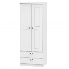 Victoria Tall 2ft6in 2 Drawer Robe