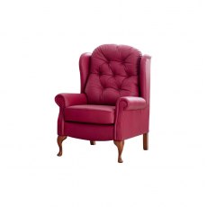 Woburn Leather Legged Standard Armchair