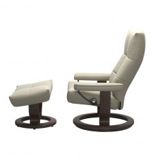 Stressless David Small Classic Chair with Footstool
