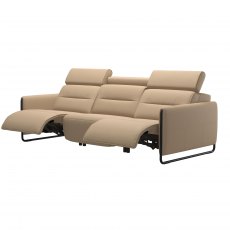 Stressless Emily, Steel Arms 3 seater Dual Powered Reclining