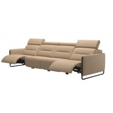 Stressless Emily, Steel Arms 4 seater with Dual Powered Reclining