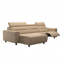Stressless Emily, Wide Arms 2 seater with Wide Longseat and Powered Reclining (Right)