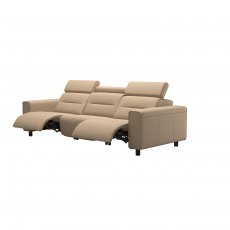 Stressless Emily, Wide Arms 3 seater Dual Powered Reclining