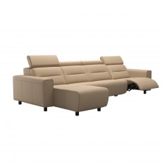 Stressless Emily, Wide Arms 3 seater with Longseat and Powered Reclining (Right)