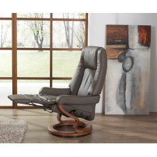 Himolla Carron Extra Large Manual Recliner Chair with Footrest