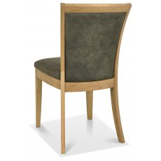 Eton Upholstered Chair Mocha Fabric Pair