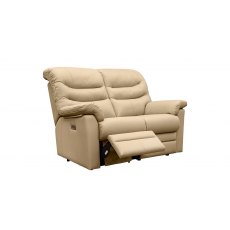 G Plan Ledbury 2 Seater Left Hand Facing Electric Reclining Sofa with Headrest and Lumbar
