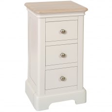 Bude 3 Drawer Compact Bedside