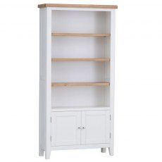 Eastwell White Large Wide Bookcase