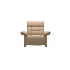 Stressless Mary 1 Seater Power with Upholstered Right Arm