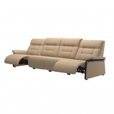 Stressless Mary 4 Seater Power Sofa with Wood Arms