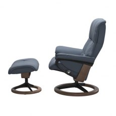Stressless Mayfair Signature Medium Chair with Footstool