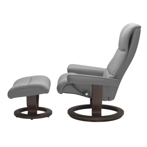 Stressless Stressless View Classic Medium Chair with Footstool