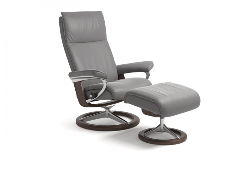 Stressless Stressless Aura Signature Large Chair with Footstool