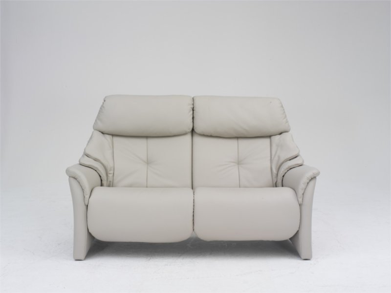 Himolla Himolla Chester 2 Seater Manual Recliner Sofa with Plastic Glider Feet