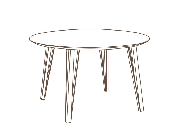 MTE Montreal 130cm Round Dining Table