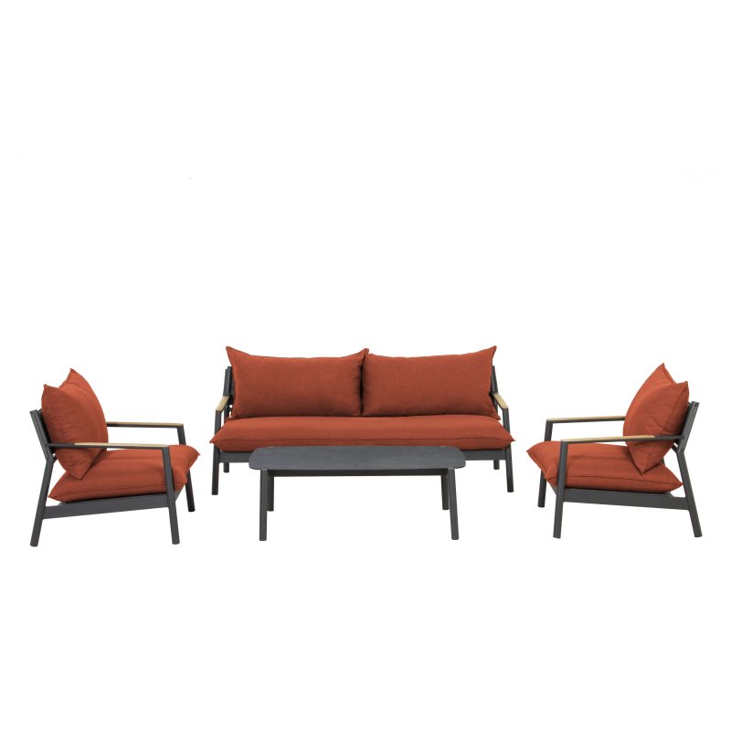 Interiors By Kathryn Perugia Lounge Set Orange