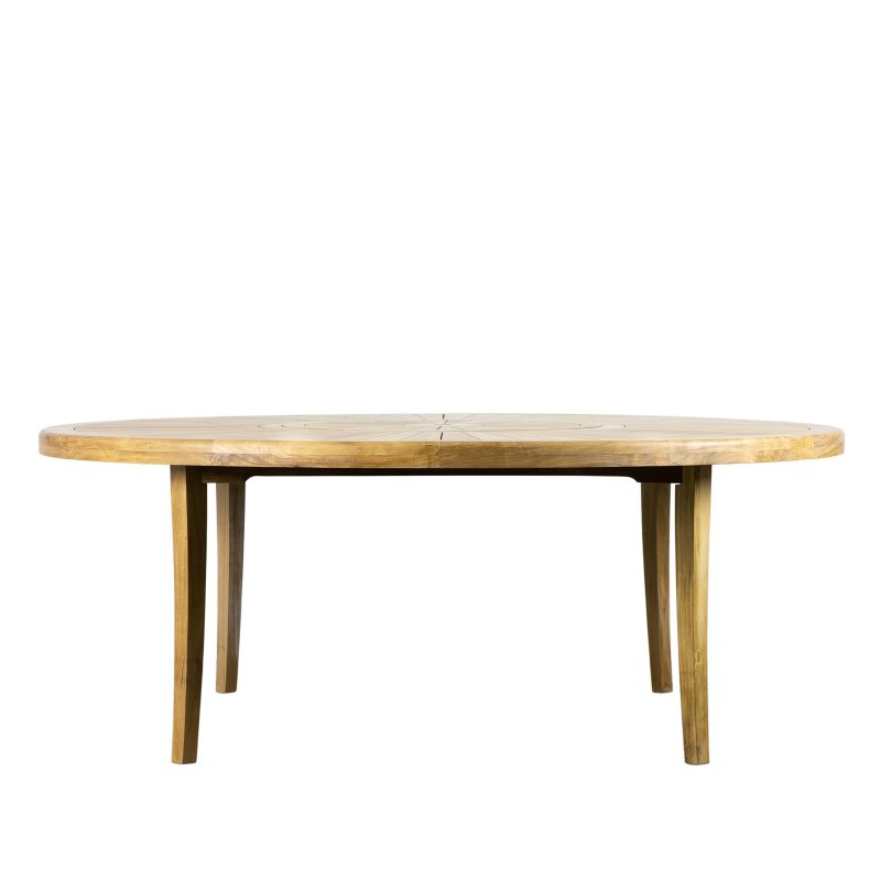 Interiors By Kathryn Marseille Round Dining Table with Lazy Susan