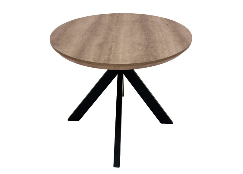 Furniture Link Manhattan Oval Table 1800mm - Light Walnut