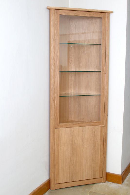 Andrena Furniture Albury Corner Display Cabinet