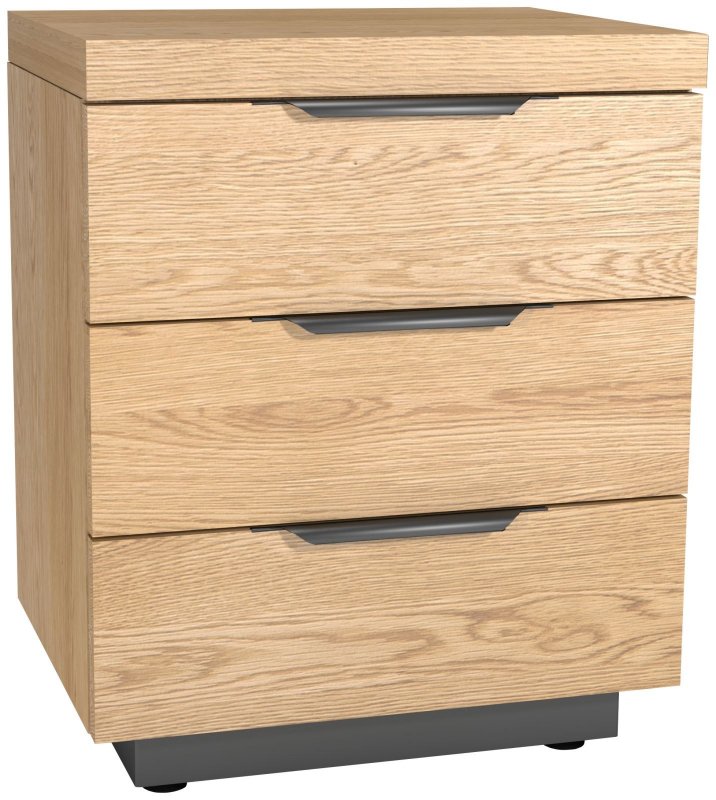 Classic Furniture Vancouver 3 Drawer Bedside