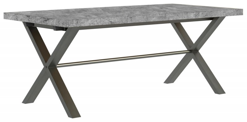 Classic Furniture Vancouver 190cm Dining Table Stone Effect