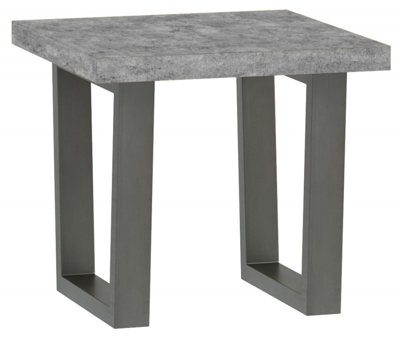 Classic Furniture Vancouver Lamp Table Stone Effect