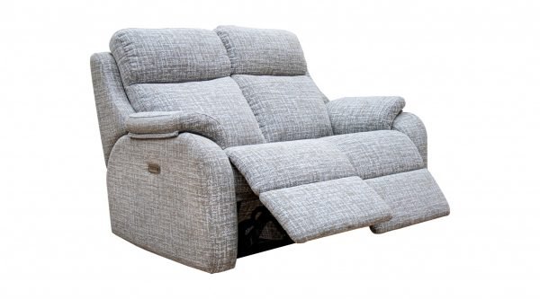G Plan Upholstery G Plan Kingsbury 2 Seater Double Electric Recliner Sofa with Headrest and Lumbar with USB
