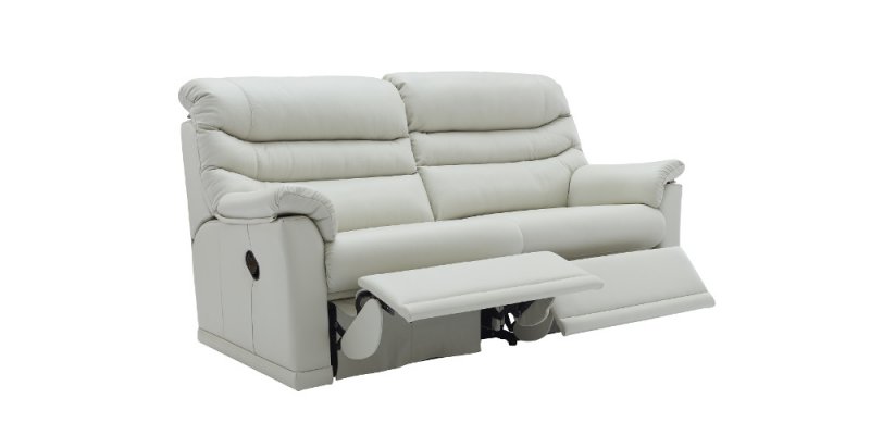G Plan Upholstery G Plan Malvern 3 Seater Double Electric Recliner Sofa (2 Cushions)