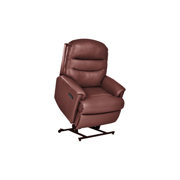 Celebrity Pembroke Leather Petite Dual Motor Rise and Recline Armchair