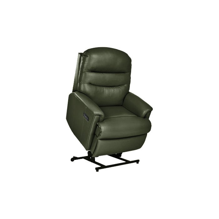 Celebrity Pembroke Leather Standard Dual Motor Rise and Recline Armchair