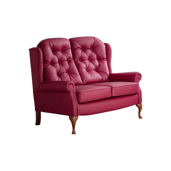 Celebrity Woburn Leather Legged 2 Seater Sofa