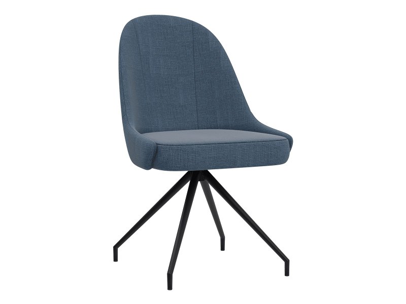 Akante Napoli Blue Swivel Chair