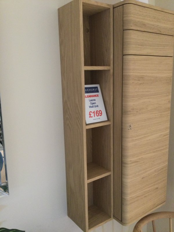 CLEARANCE PRODUCTS Leone Open Wall Unit
