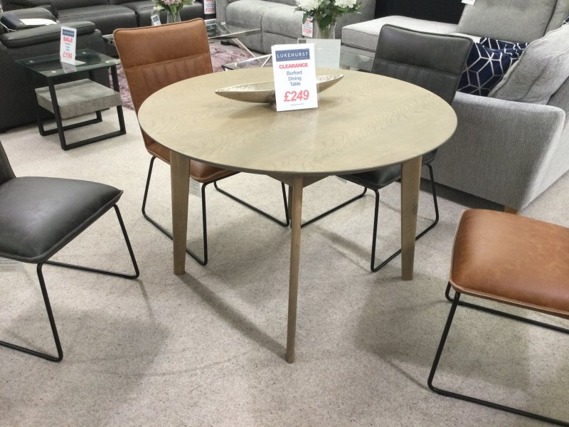 CLEARANCE PRODUCTS Burford Round Dining Table
