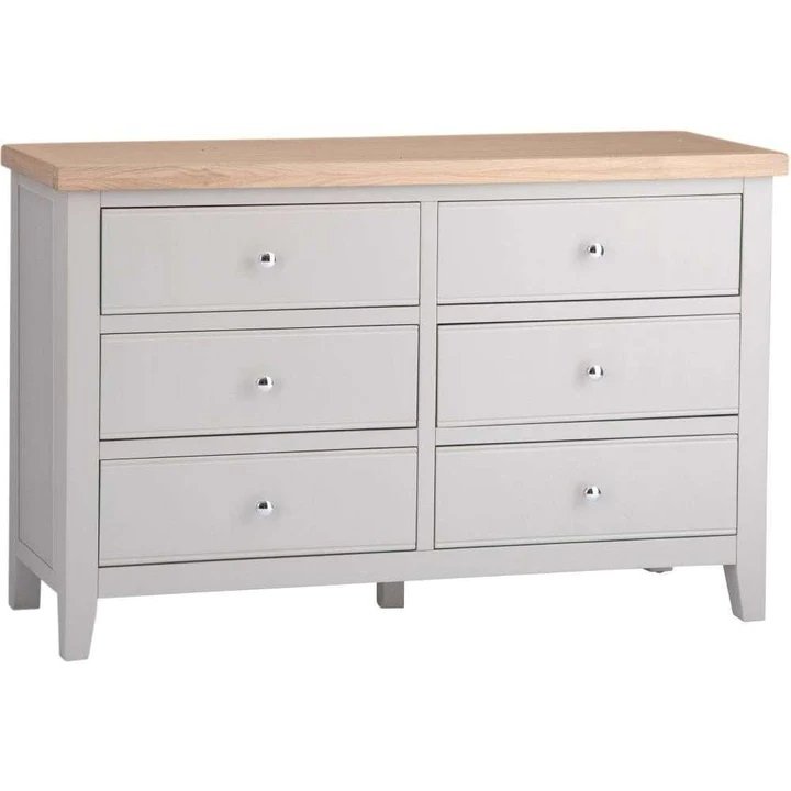 Kettle Eastwell Grey 6 Drawer Chest