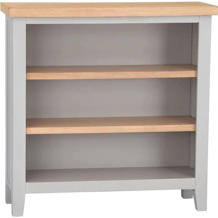 Kettle Eastwell Grey Small Wide Bookcase