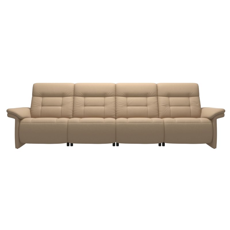 Stressless Stressless Mary 4 Seater Power Sofa with Upholstered Arms
