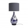 Blue & Silver Table Lamp E27