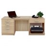 Desk with Printer/Scanner Drawer Unit & 3 Drawer Unit/Filing Cabinet