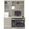 Computer Work Station & 3 Drawer Unit/Filing Cabinet with Bookcase