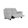 Parker Knoll Manhattan Double Power Recliner 3 Seater Sofa with button switches - Single Motors