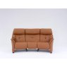 Himolla Himolla Chester 3 Seater Curved Recliner Sofa with Wooden Feet