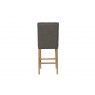 Kettle Button back stool with studs - Dark Grey