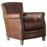 Interiors By Kathryn Langley Chair Vintage Brown Leather