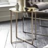 Interiors By Kathryn Corinth Side Table Silver